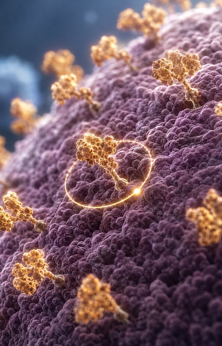 NeoTag marker installed on the tumor surface